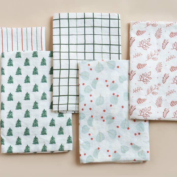 Our Heiday - Wholesale Tea Towel - Spruce Linen Tea Towel 2