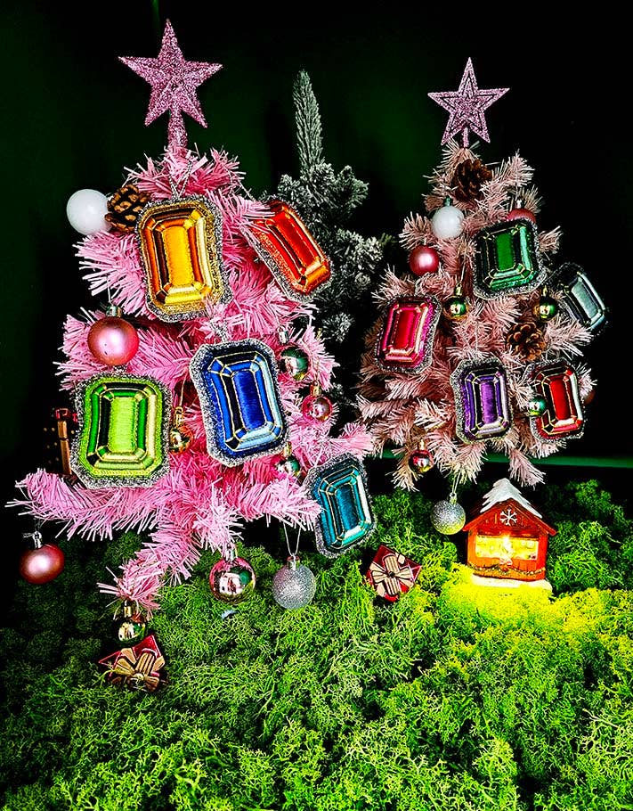 Céleste Mogador – Ornamento por atacado – O Brilho Encantado: A Pedra Preciosa do Natal1