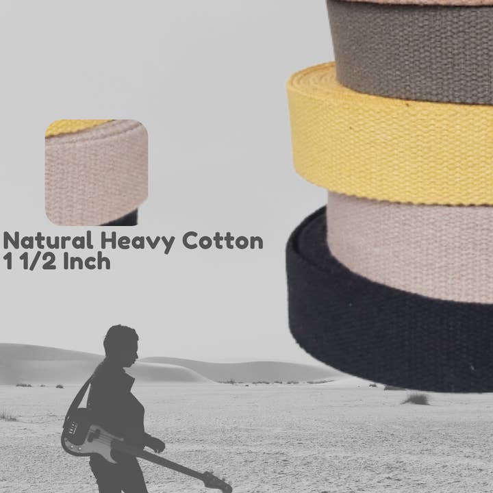 Dream Trimming Goods LLC - Wholesale Craft Supplies - 1.5" x 50 Yard Natural Heavy Cotton Webbing/ Bag Belt Sewing6