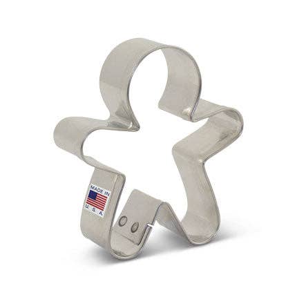 Ann Clark - Wholesale Cookie Cutter - Mini Gingerbread Man Cookie Cutter. (Bag of 1 Dozen)