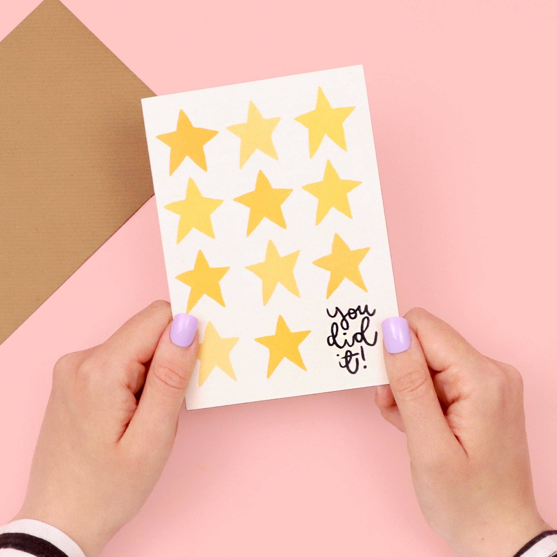 Oh, Laura - Wholesale Congratulations Card - greeting card - 'you did it!'4