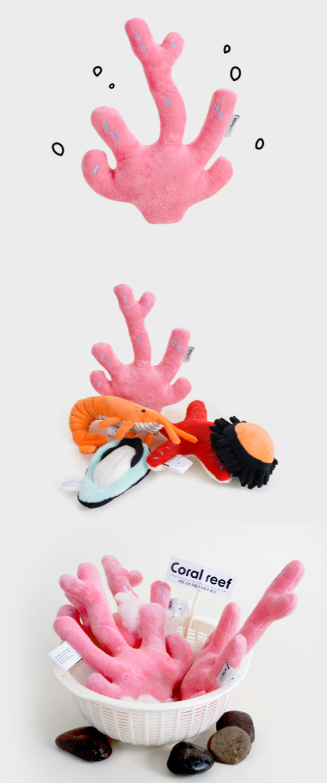 HOWLPOT. USA - Wholesale Pet Plush Toy - Dog - CORAL REEF TOY5