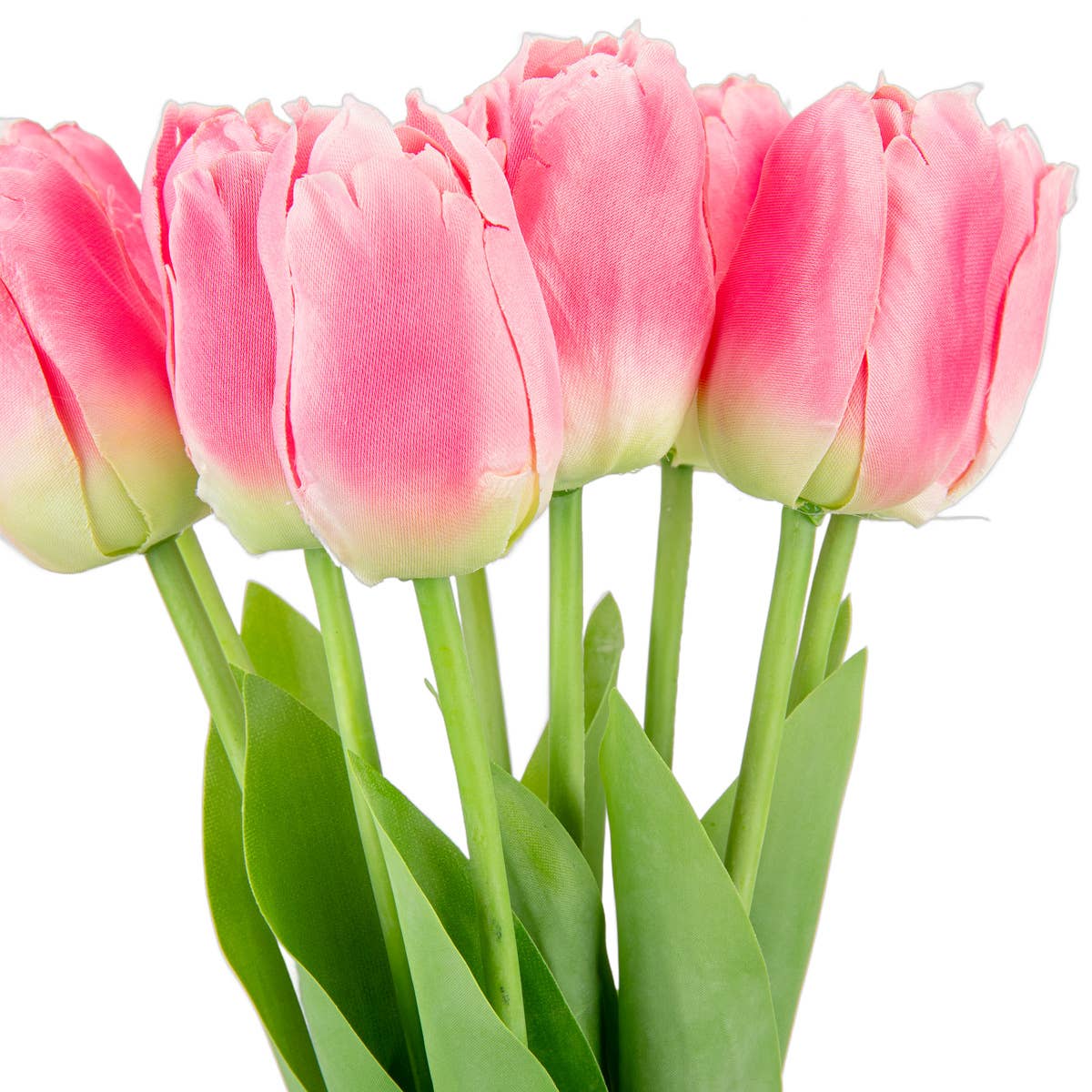 Eleganza Floral – wholesale Artificial flowers – Tulip Bunch x 9 Pink2