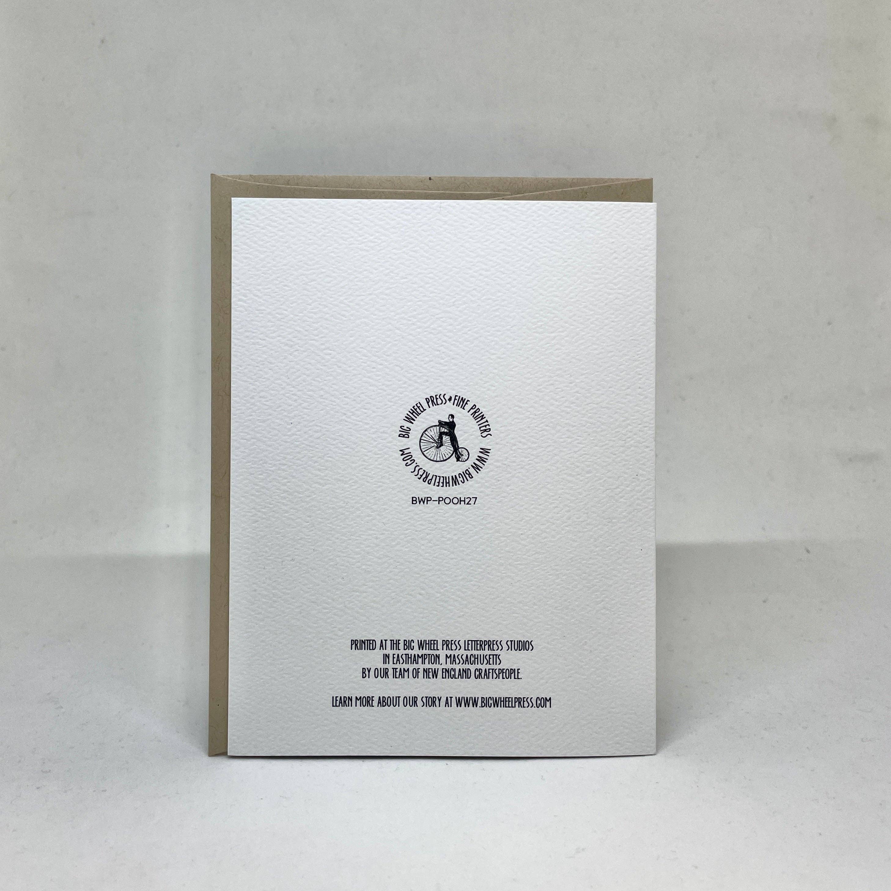 Big Wheel Press - Wholesale Birthday Card - A Very Happy Birthday - Pooh Card1