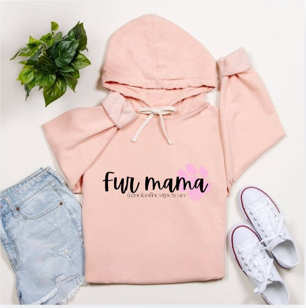 NOLAs Finest Pet Care llc - Wholesale Hoodie - Women's - Fur Mama Lightweight Hooded Sweatshirt5
