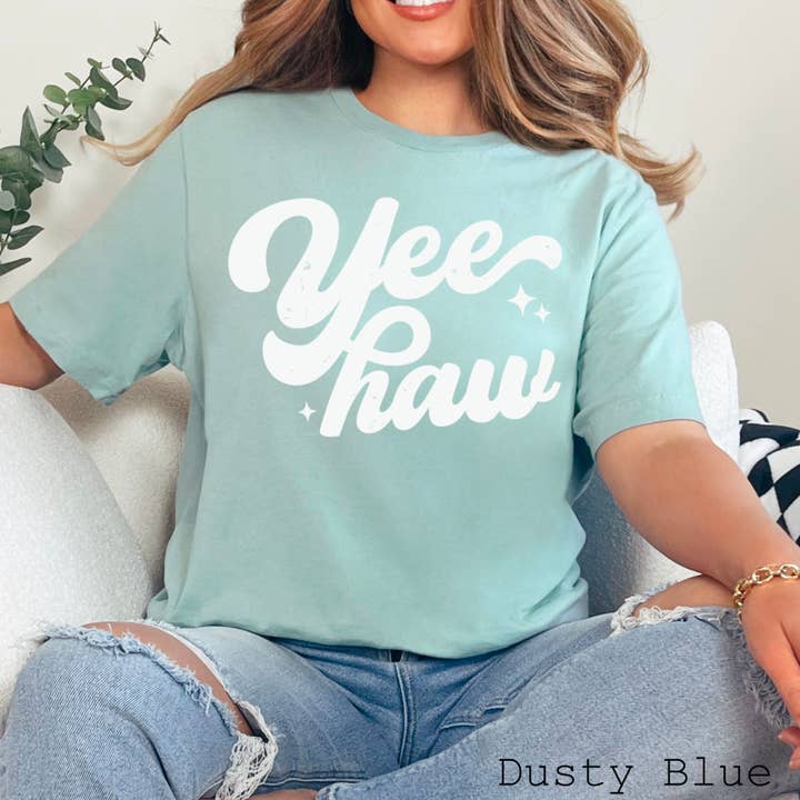 Shoppe SHC - Wholesale Screen Printed T-Shirt - Women's - Yee Haw Graphic Tee | Country Graphic Tee | Bella Canvas13