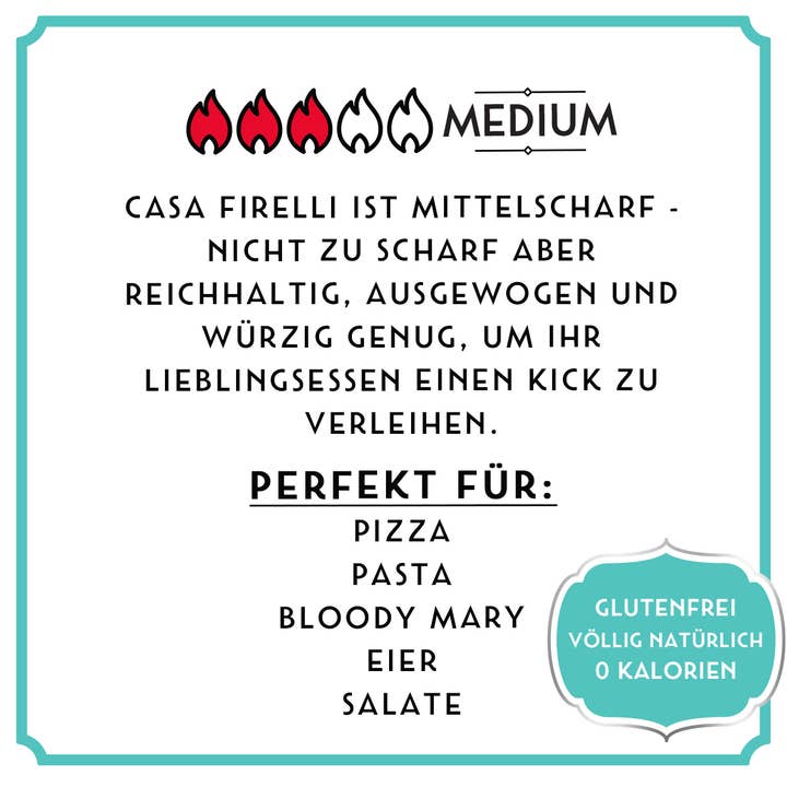 Firelli - Wholesale Hot Sauce - Casa Firelli Originale Hot Sauce 148ml glass bottle6