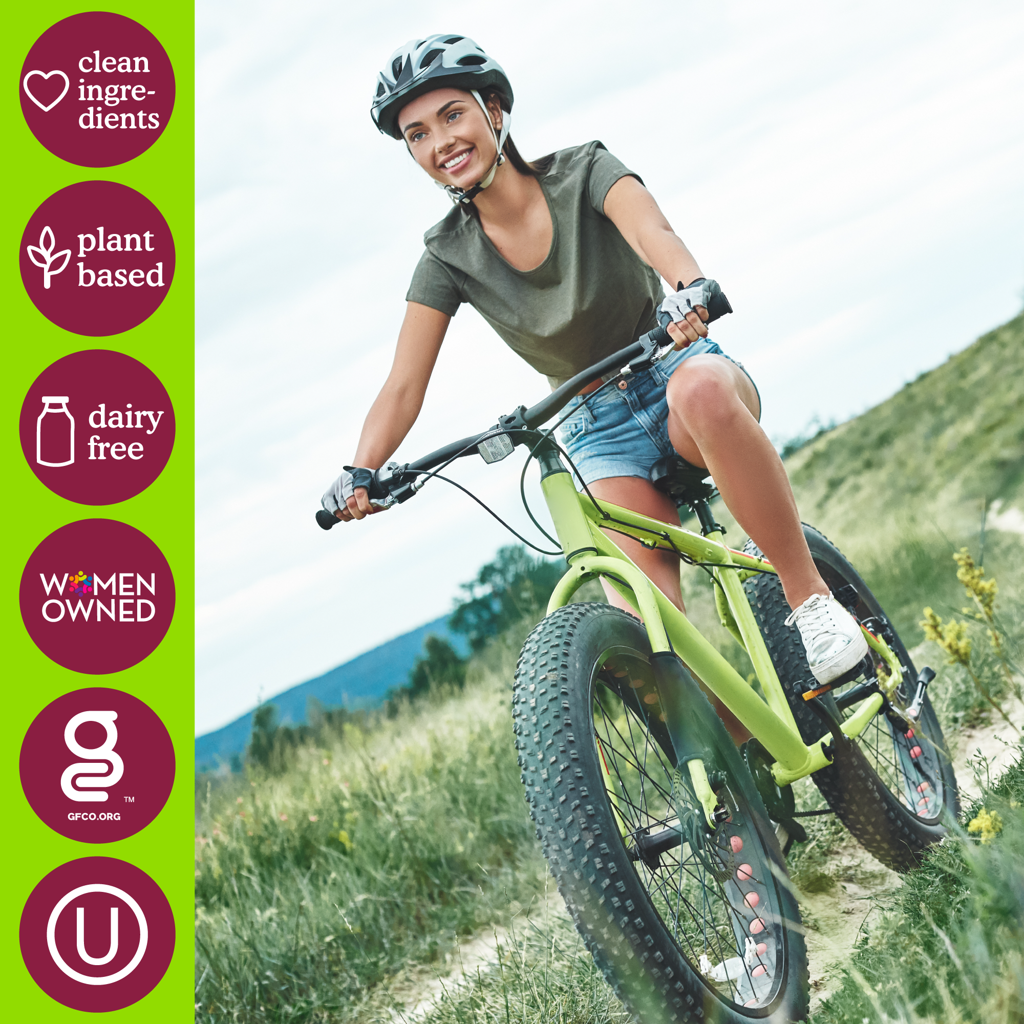 Bcuz Snacks - Wholesale Muesli - Cherry Pistache Granola Bites 3oz. 12 stuks4