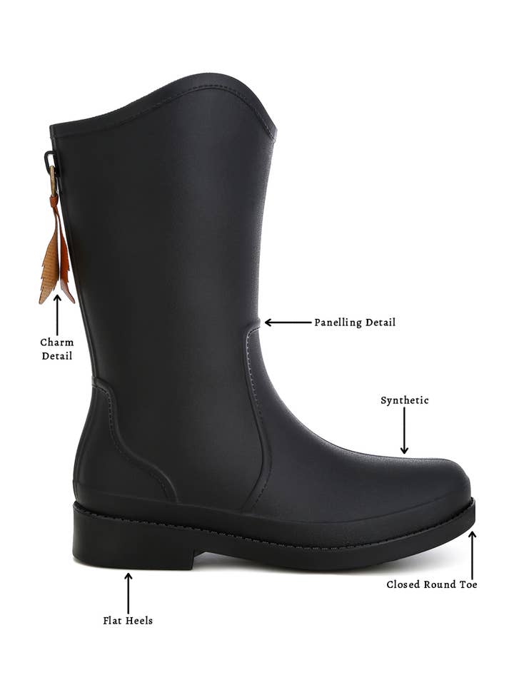 Rag Company - Wholesale Rain Boots - Women's - Overcloud Stylish High Rainboots5