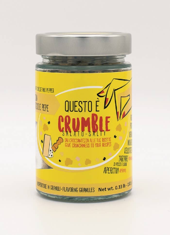 Gli Aironi – Preparado de pão por atacado – Crumble Cacio e Pepe1