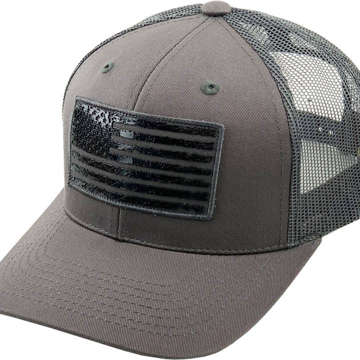 KBETHOS - Wholesale Trucker Hat - Men's - FLAG UV PRINT PATCH MESH BACK BALLCAP37