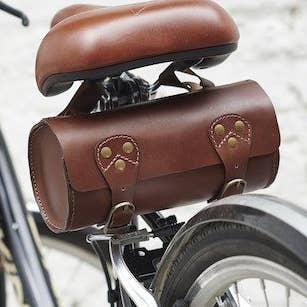 Ledertasche für Fahrradsattel im Vintage-Stil für den Großhandel von Vida Vida