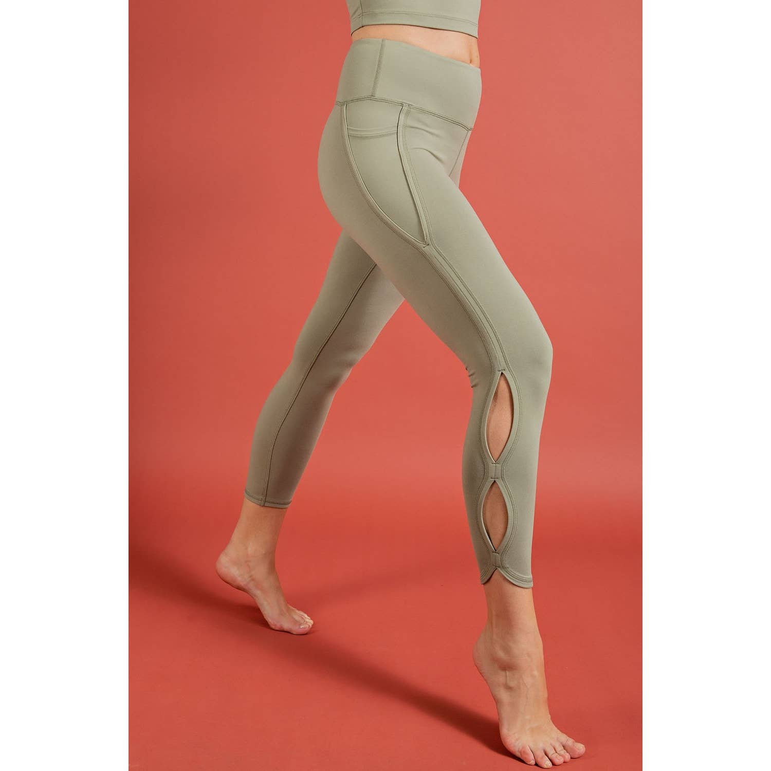 Rae Mode - Wholesale Athletic/Lounge Leggings - Women's - BUTTER HIGH RISE CROPPED YOGA LEGGINGS22