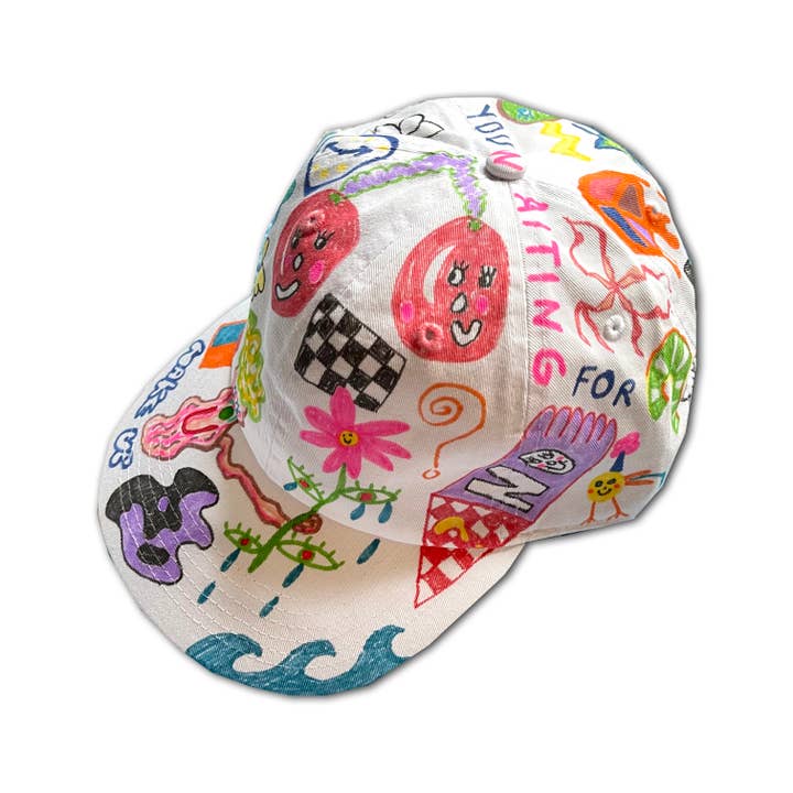 Holly Simple – Großhandel Basecap – Damen – Kundenspezifischer Doodle Art Dad Hut5