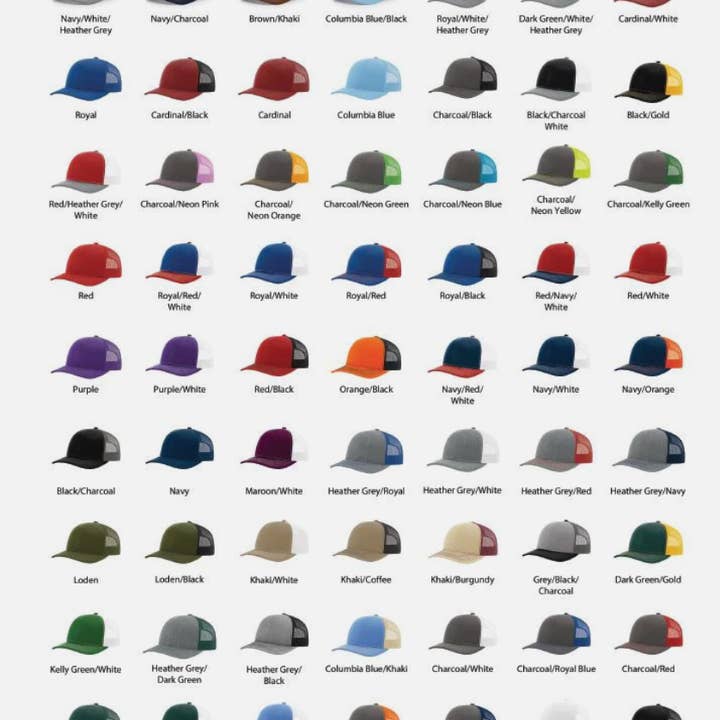 Cool Bird Boutique - Wholesale Trucker Hat - Unisex - Richardson 112 Snapback Cap