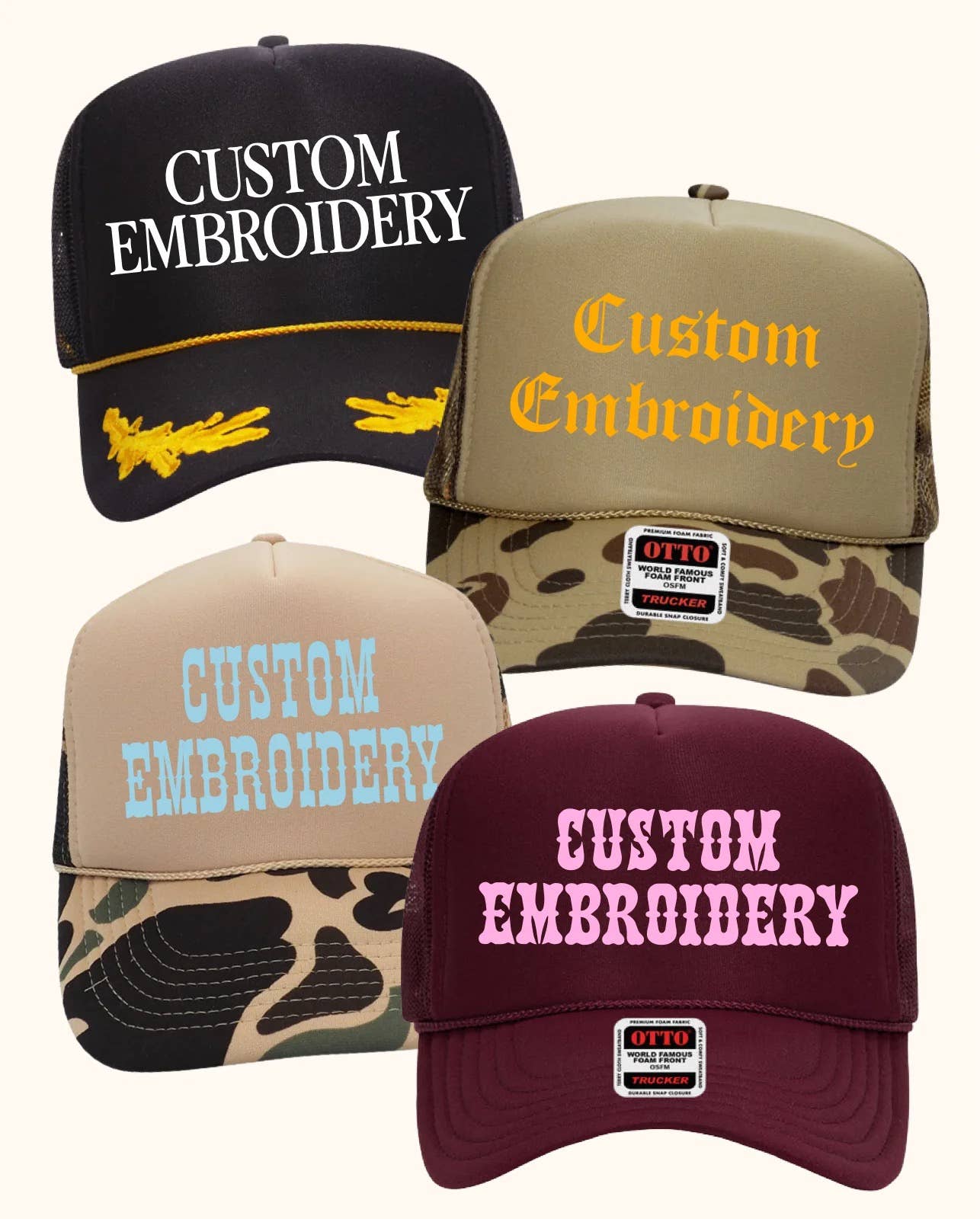 Wilder Made - Wholesale Trucker Hat - Unisex - Custom Embroidered Trucker Hat1