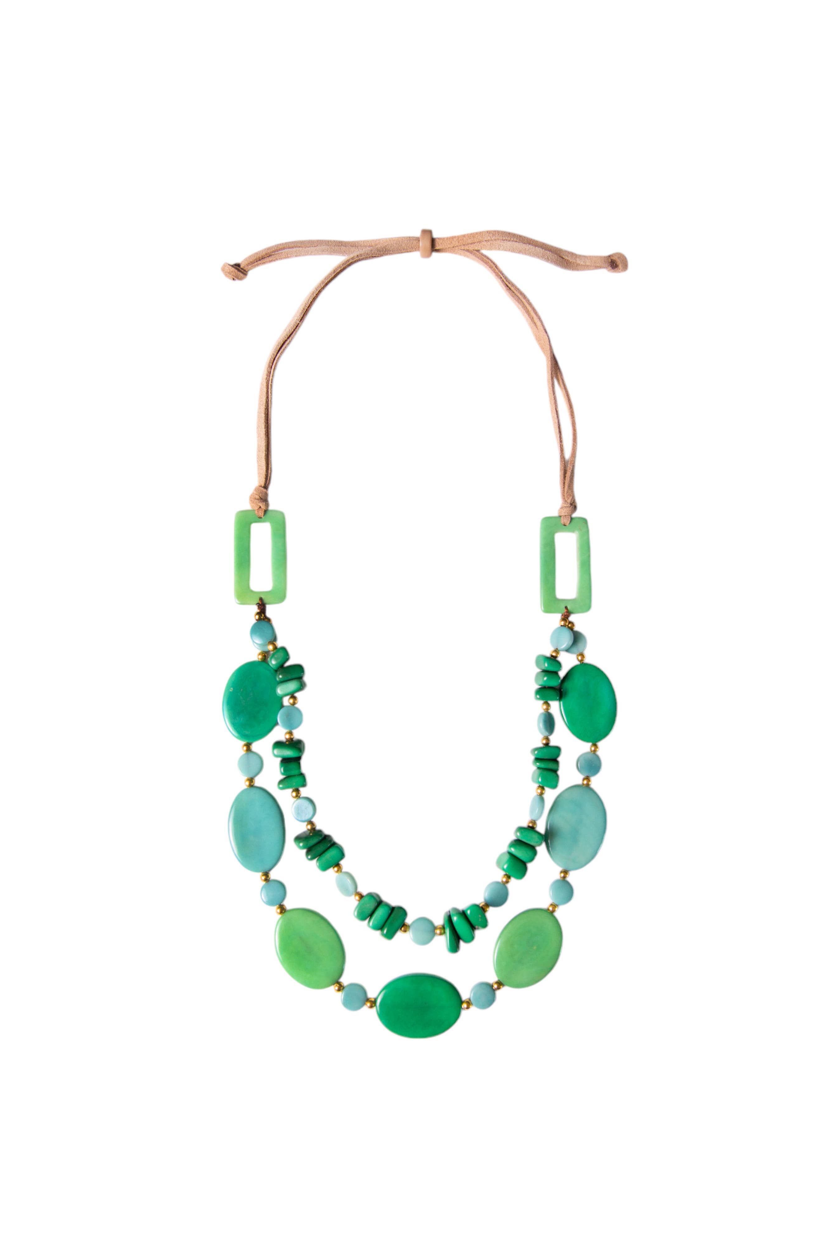 Organic Tagua Jewelry - Vente Colliers plastrons - Collier Avery
