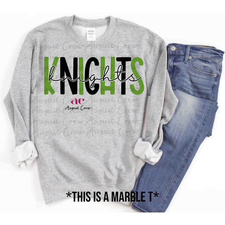 August Crew - Wholesale Graphic Sweatshirt - Women's - Custom Double Word School Spirit- READ DESCRIPTION PLEASE2