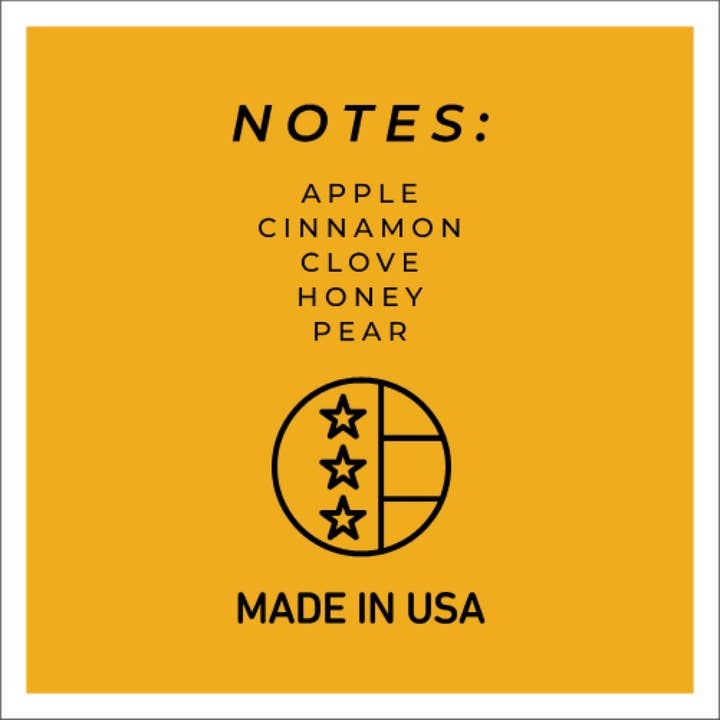 A Cheerful Giver - Vente Bougie en bocal - Bougie joyeuse (16 oz.) — Cidre de poire au miel5