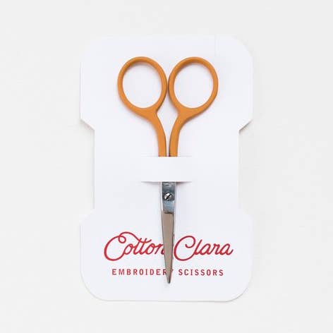 Embroidery Scissors-Mustard Yellow for wholesale by Abigail Wastie