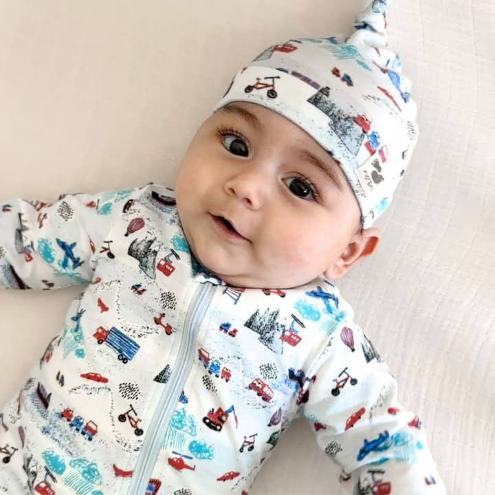 Norani Baby - Wholesale Bodysuit (Footed) - Baby - Organic Footie - Transportation