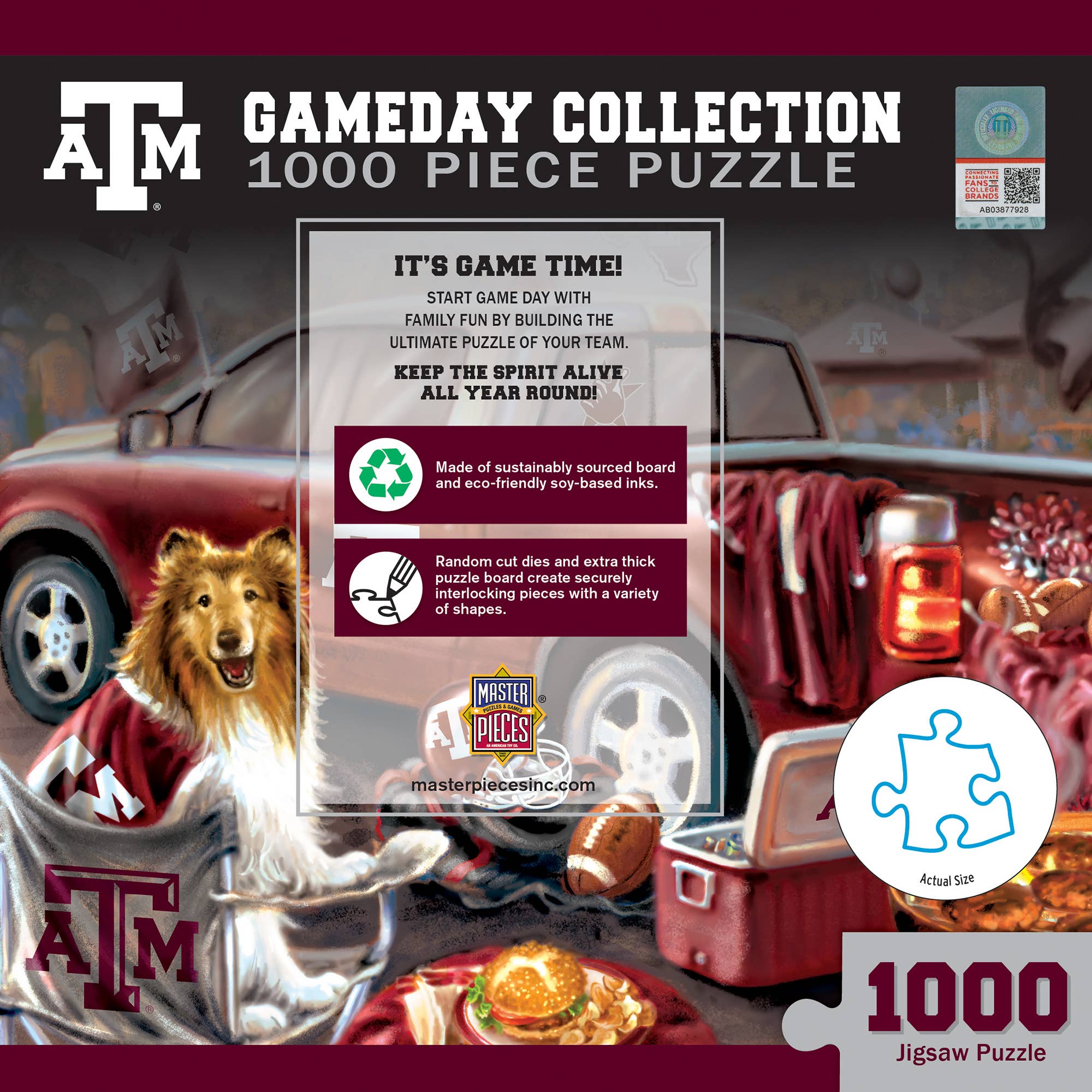 Masterpieces Puzzles - Wholesale Puzzle - Adult - Texas A&M Aggies - Gameday 1000 Piece Puzzle2