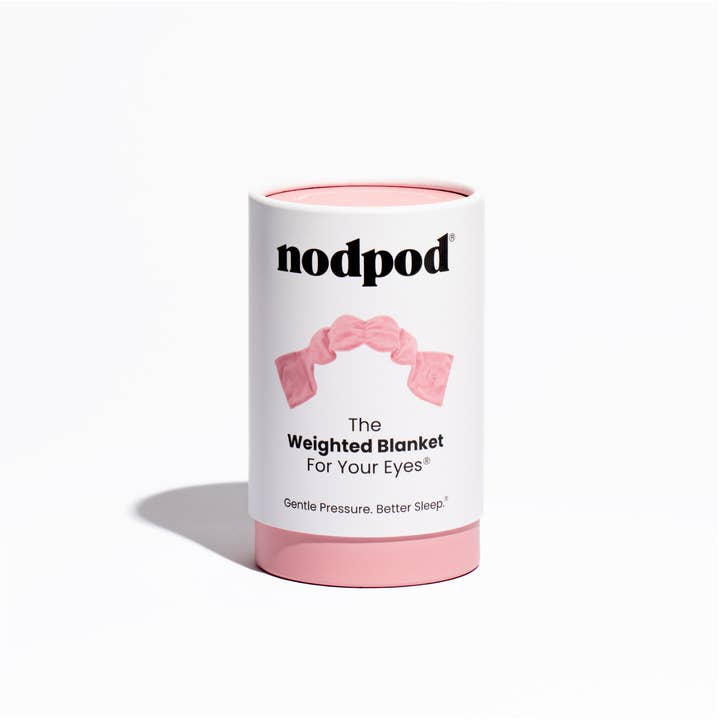 nodpod - Wholesale Sleep/Eye Mask - Blush Weighted Sleep Mask - Eye Mask3