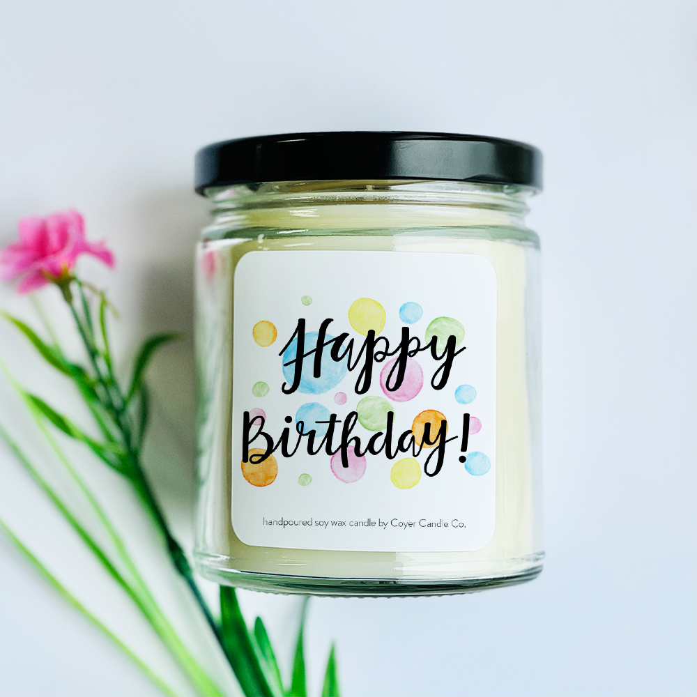 Coyer Candle Co. - Wholesale Jar/Filled Candle - Happy Birthday | 9 oz Candles17
