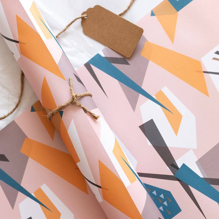 Gift Wrap - Blue Throat for wholesale by Twenty Birds