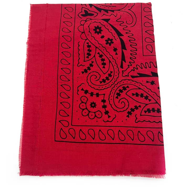 LINETA – Cachecol - Mulher por atacado – 46735-A5 Lenço grande quadrado padrão bandana10