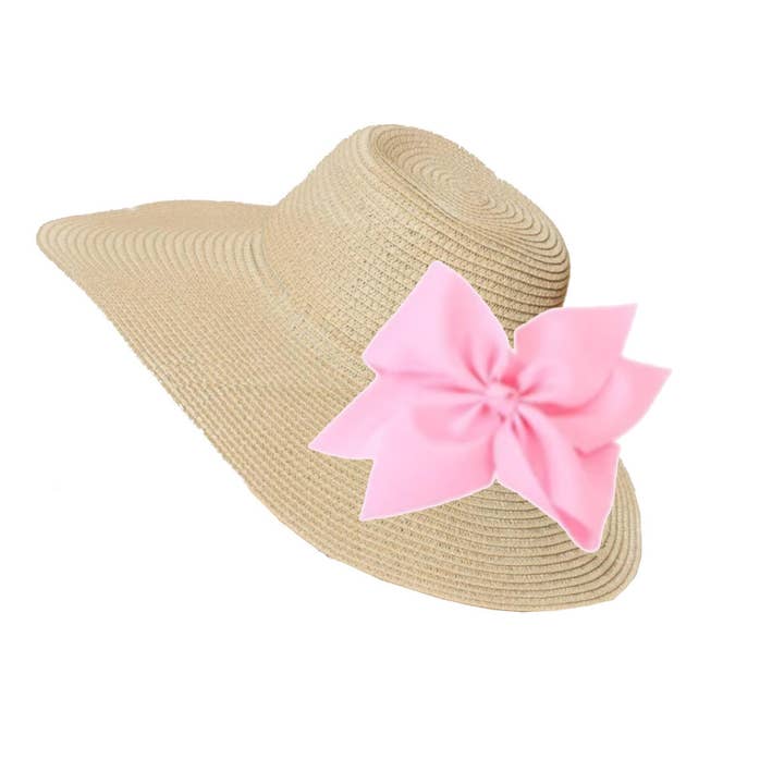 Peachy Pendants - Wholesale Straw Hat - Women's - The Chatham Straw Hat with Interchangeable Bow -Choose Color14