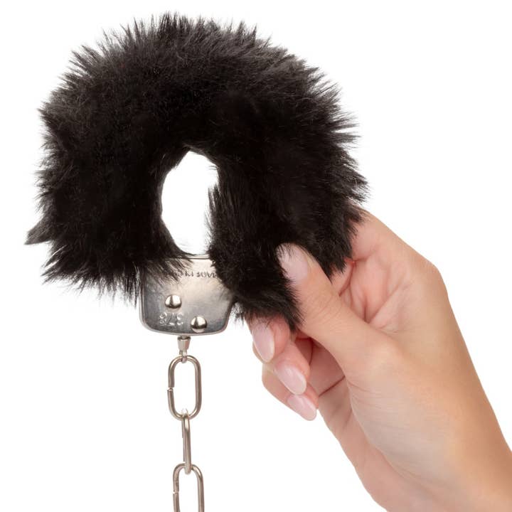 CalExotics - Wholesale Sex Toy - Ultra Fluffy Furry Cuffs - Black4