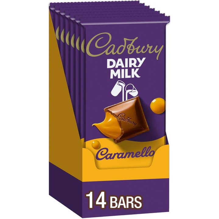 Horizon Top Market - Wholesale Chocolate Bar - CADBURY CARAMELLO, 3.5 oz (14 Count)