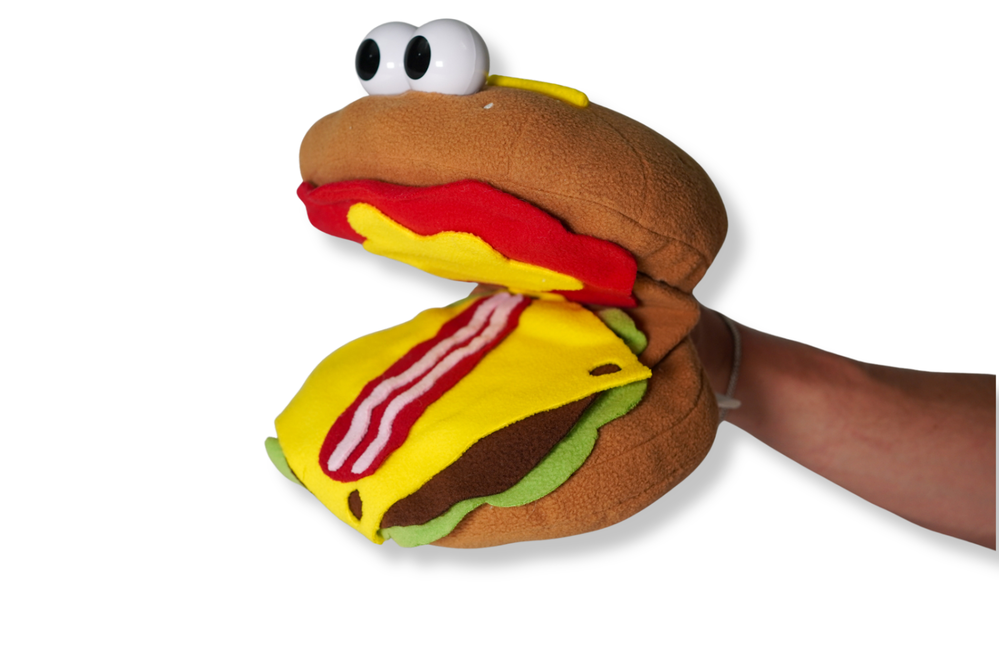 Puppet Pals - Wholesale Puppet - Kids & Baby - Hamburger Pal Hand Puppet 7" 1