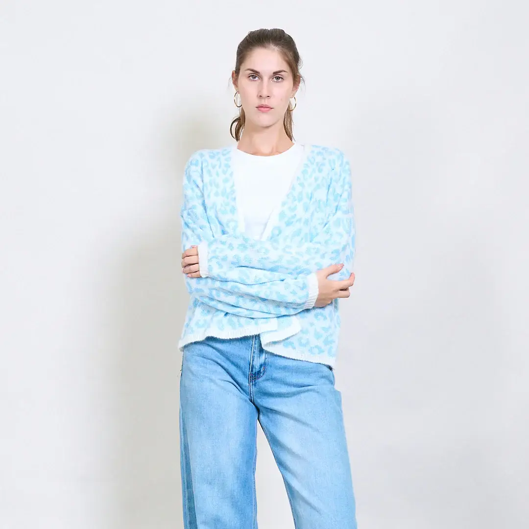 AMELÉ - Venta al por mayor Cárdigan - Mujer - Cárdigan animal print2