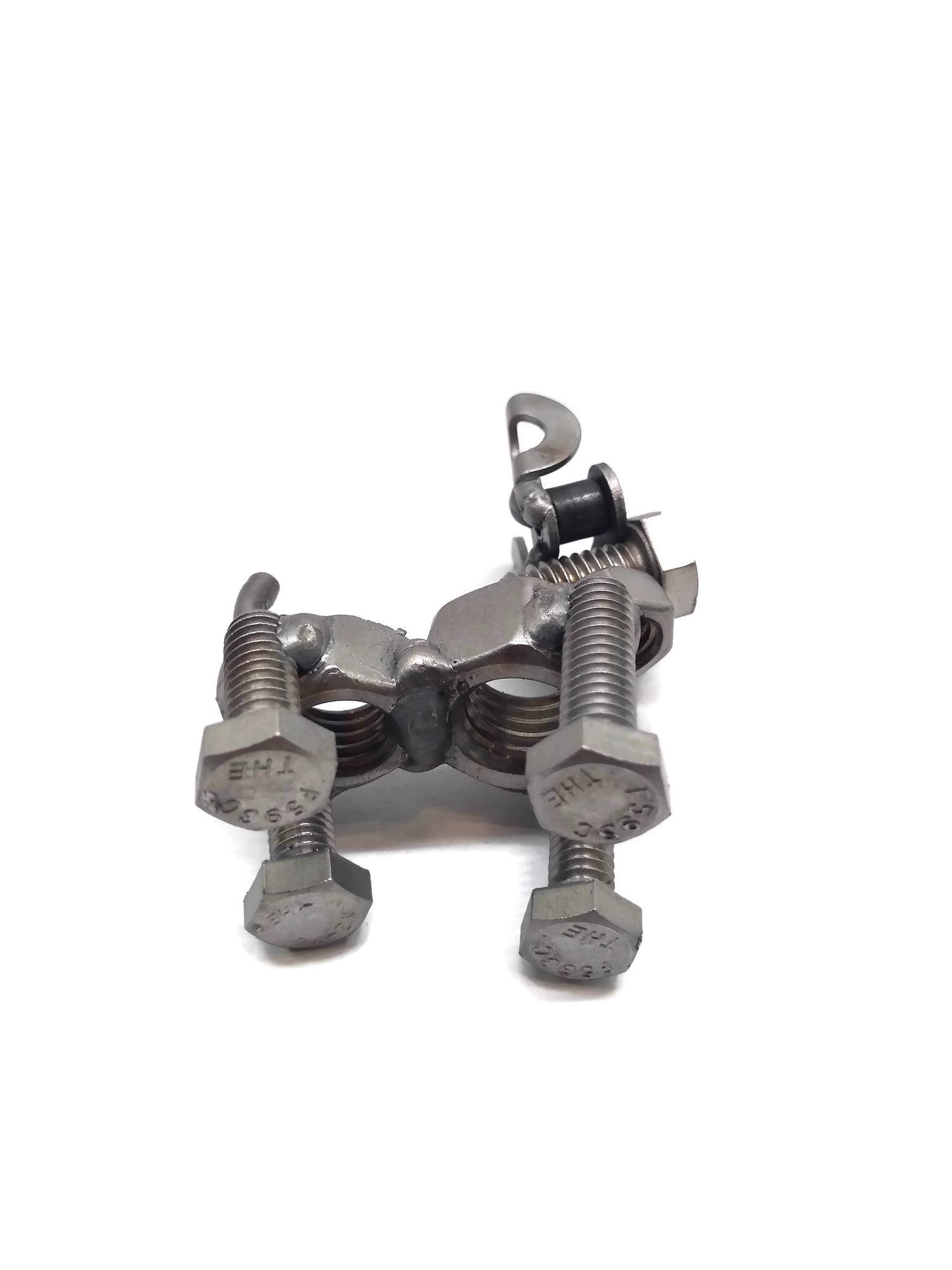 Metal Relic - Vente Figurine décorative - Figurine chien à oreilles courtes en métal6