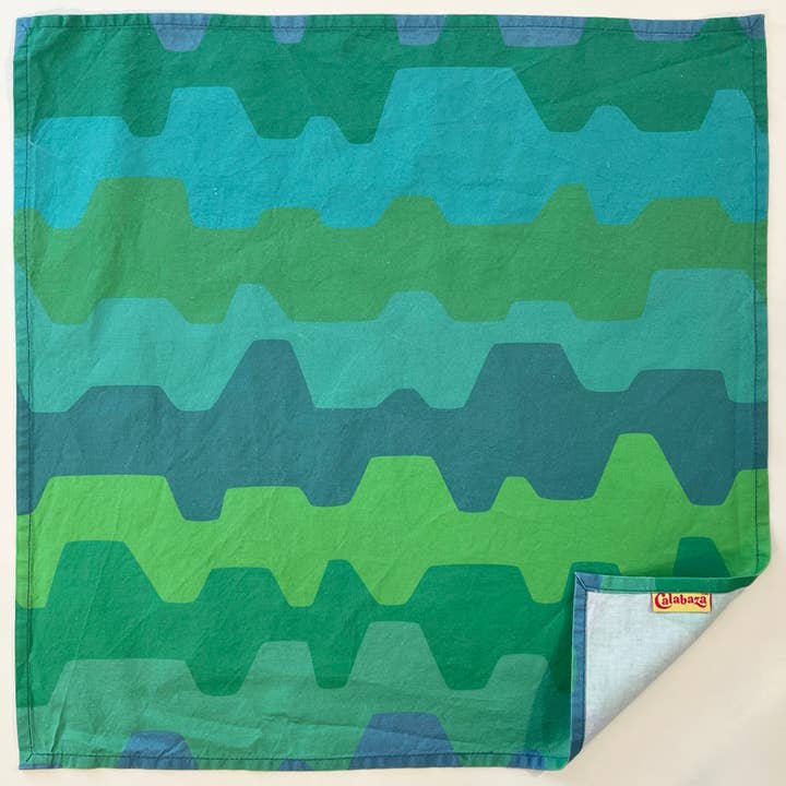 Cotton Dinner Napkin - Static Wave for wholesale by Calabaza Textiles & Homewares