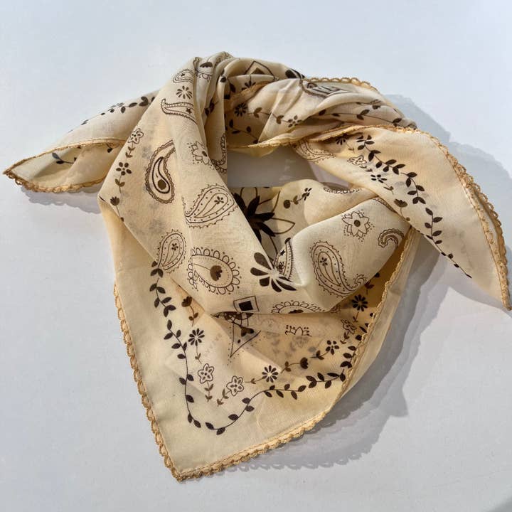 Baumwoll Tuch "Pailsey" für den Großhandel von Bazaar Noir GmbH