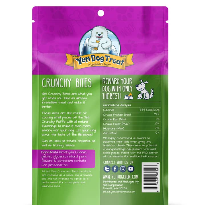 Yeti Dog Chew - Wholesale Pet Treats - Dog - Yeti Chicken Liver Crunchy Bites Himalayan Yak Cheese Dog Tr1