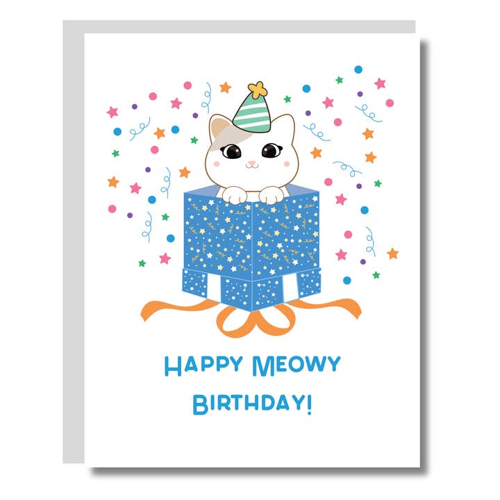 Grattis på födelsedagen kattkort för wholesale av Dumplings and Us