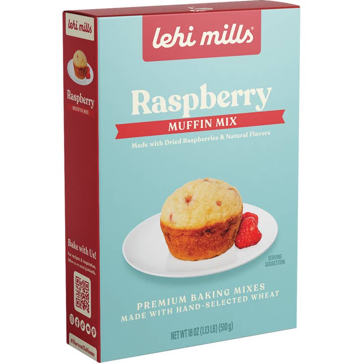 Lehi Mills - Wholesale Muffin Mix - Raspberry Muffin Mix