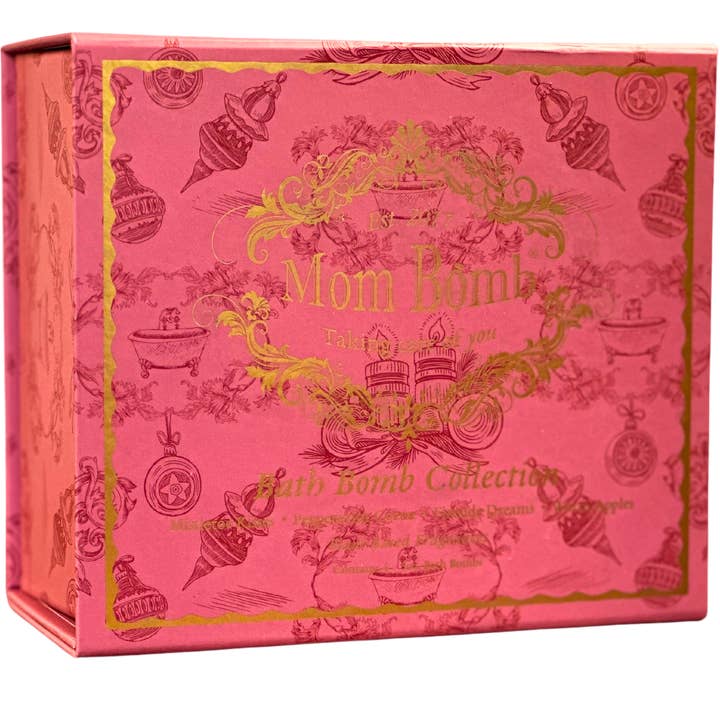 Mom Bomb Merry & Bright Bath Bomb Collection for wholesale by Mom Bomb
