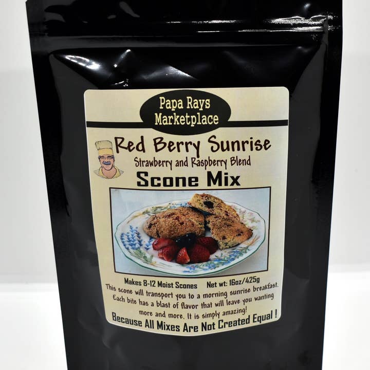 Papa Ray's Marketplace - Wholesale Biscuit Mix - Red Berry Sunrise Scone Mix