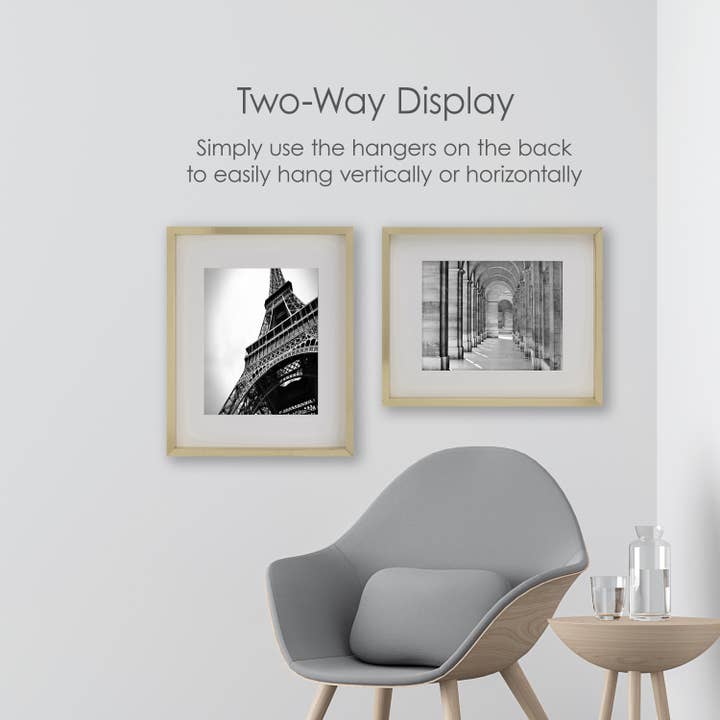 Mikasa 16x20in Gold MDF Portrait Frame 16x20 matted 11x14 for wholesale on Faire2