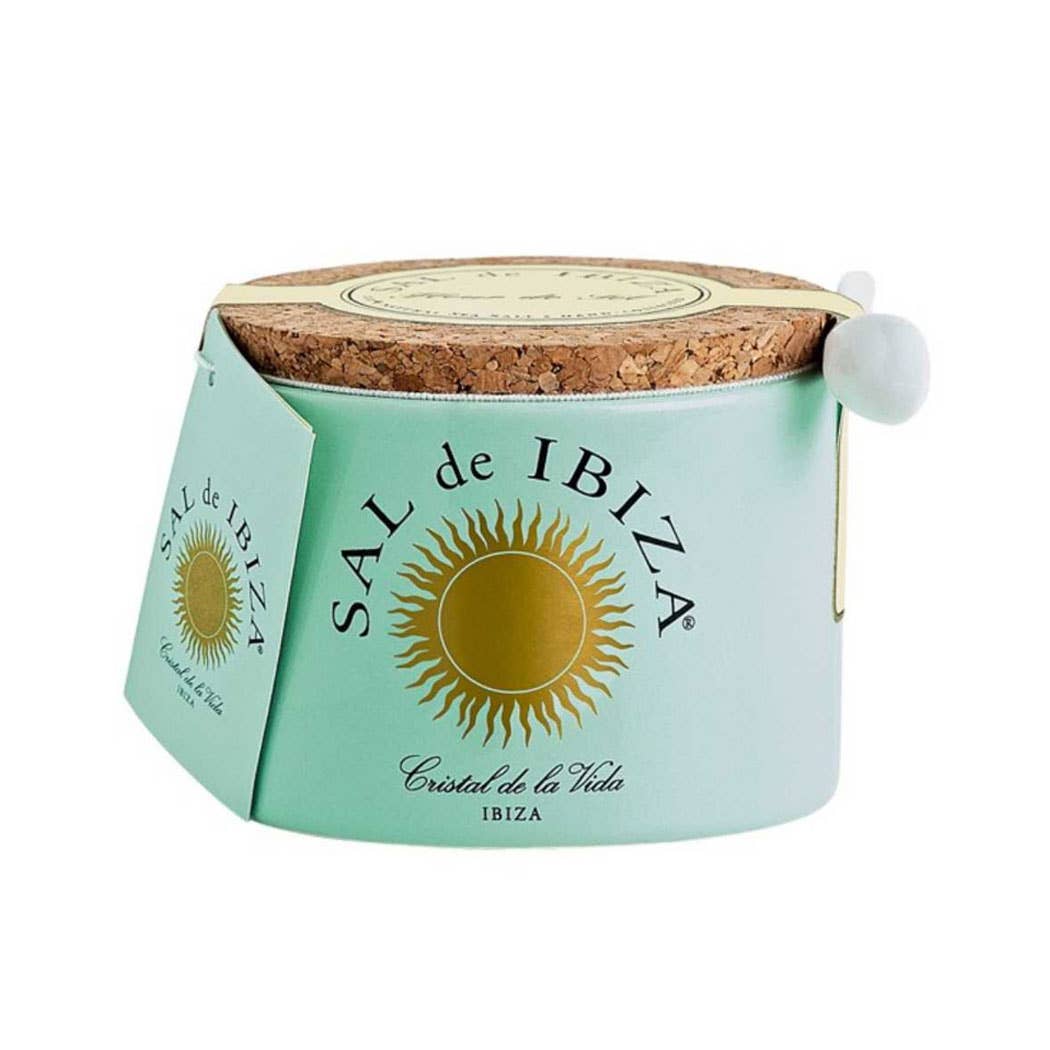 Tierra Callada - Wholesale Salt -  Sal de Ibiza - Fleur de Sel (Salt) - Ceramic pot 5.3 oz0