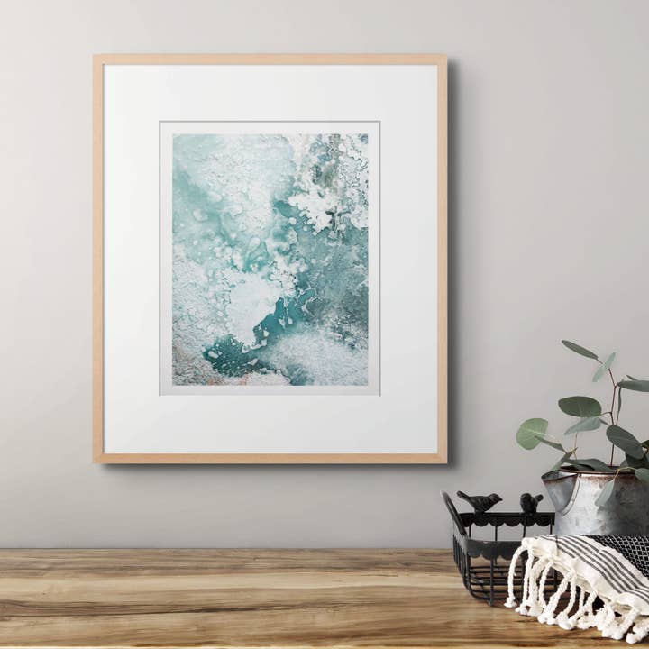 "Frozen" Abstract Fine Art Giclee Print for wholesale by Sarah Robison Art