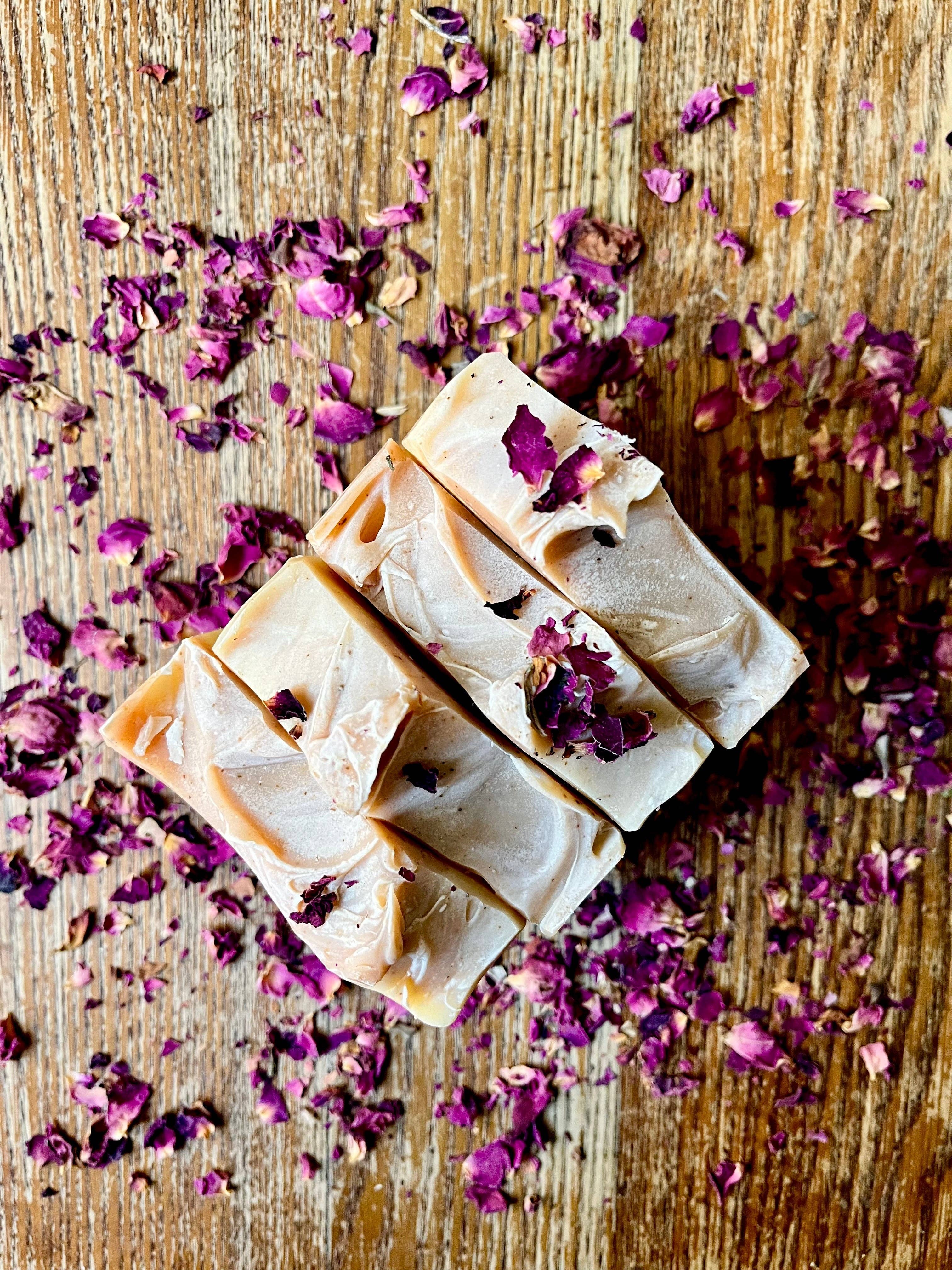 Sage & Thistle Handmade Goods - Wholesale Bar Soap - Coco Rose Organic Coconut Milk Soap1