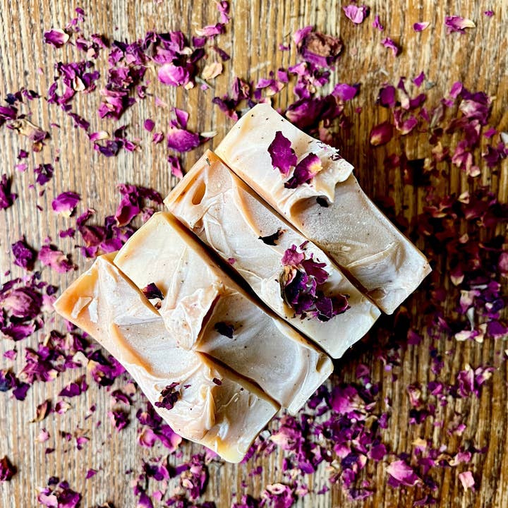 Sage & Thistle Handmade Goods - Wholesale Bar Soap - Coco Rose Organic Coconut Milk Soap1