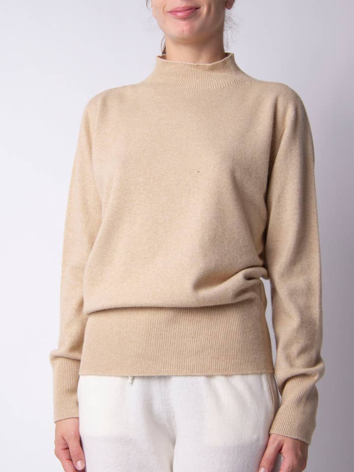Cashmere Mix Mock Neck 3D Knit
Cashmere Mix Mock Neck  for wholesale by Lèmme