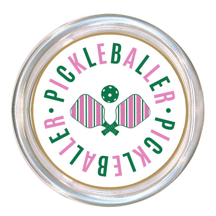 6861-Pickleballer Court Coaster for wholesale by Marye-Kelley